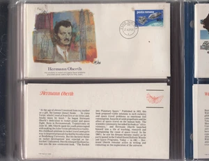 Hermann Oberth Historia Postal de Estados Unidos Pioneros del Vuelo #69 1981 - Imagen 1 de 2
