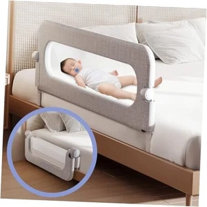 Baby Bed Rails Guard for Toddlers - 32" Toddler Bed Rail for Queen Full King - Picture 1 of 7