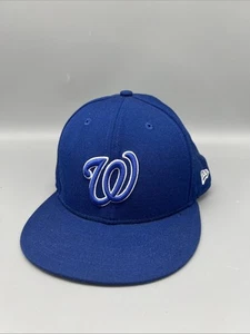 Cappello blu Washington Nationals. Merchandise originale MLB nuova epoca. Taglia 7 3/4 - Foto 1 di 4