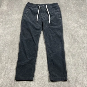 Pantalones Vuori Optimist para Hombres Medianos 27” Gris Pana Relajado Elastizados Informales Cordones - Imagen 1 de 10