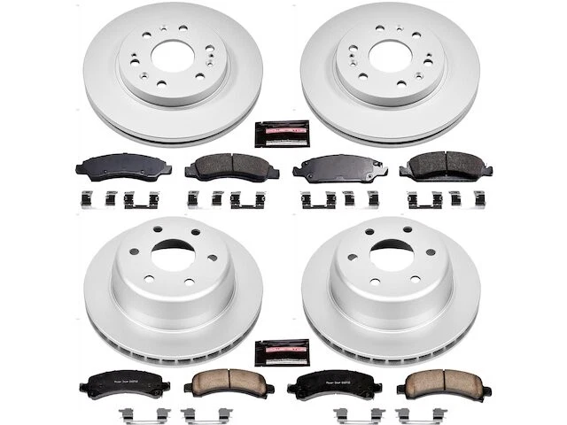 Front and Rear Brake Pad and Rotor Kit For 2009-2014 GMC Savana 1500 NY629YS - Image 1 of 1