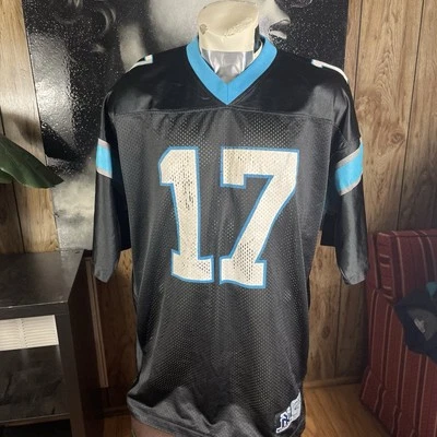 Camiseta vintage de los Carolina Panthers talla XXL de Jake Delhomme #17 jugadores de la NFL Foto 1 de 3