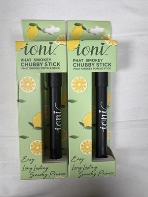 Ioni Phat Smokey Chubby Stick Negro Sombra de Ojos Primer Lote de 2 Nuevo Foto 1 de 3