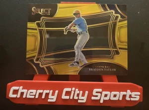 2024 Select BRAYDEN TAYLOR Diamond Level GOLD Prizm SSP #d 8/10 Gold Prizm SSP - Picture 1 of 6