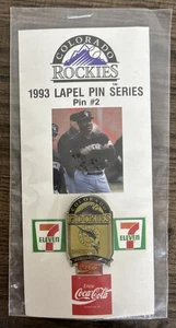 Colorado Rockies Montreal Expos 1993 Inaugural Season Coca-Cola Pin#2 SEALED - Picture 1 of 3