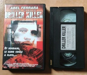 #147 K7 VHS / CASSETTE Video Driller Killer Abel Ferrara King Of New-York  - Foto 1 di 2