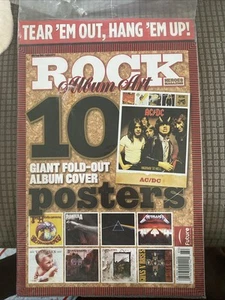 Arte de álbum de rock 10 portadas de álbum desplegables gigantes carteles sellados - Imagen 1 de 3