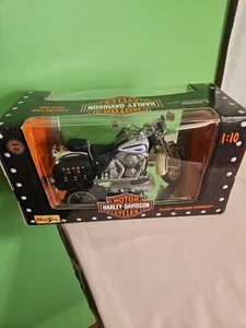 HARLEY-DAVIDSON MOTORCYCLE Maisto 1:10 FLSTS Heritage SPRINGER New/ BOX FAIR - Picture 1 of 11