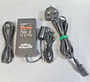 PS2 Slim Replacement 8.5V 5.6A Power Supply Adaptor & Euro + UK Plug Leads (#36) - Picture 1 of 12