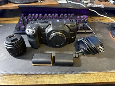 Blackmagic Design Pocket Cinema Camera 4K Camcorder (comes  with LUMIX lens) - Image 1 of 3