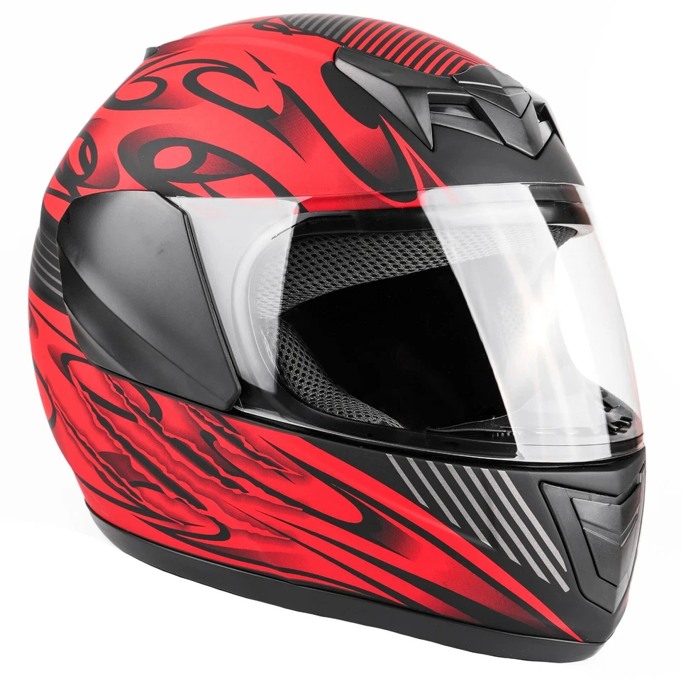 Full Face Motorcycle Helmet Youth Child DOT Kids Small Medium Large XL - Image 1 of 2