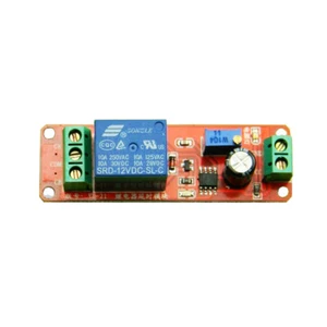 NE555 DC 12V Modulo Temporizzatore con Relè Regolabile da 0 a 10 secondi - Picture 1 of 1