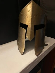 Spartan Helmet Medieval King Leonidas Brass Greek Helmet Adult Cosplay - Picture 1 of 6