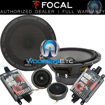ALTAVOCES COMPONENTES AUDIO COCHE 165 VB FOCAL POLYGLASS 6.5" TWEETERS MEDIOS 165VB NUEVOS Foto 1 de 4