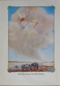 1913 PRINT RUDYARD KIPLING JUST SO ~ HOW THE CAMEL GOT HIS HUMP - Picture 1 of 1