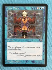 MTG Magic Time Warp NM English Tempest x1 Rare Blue