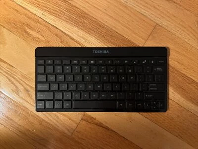 Toshiba PA3959U 80-Key Bluetooth Wireless Keyboard w/17 Android Hot Keys-Black - Image 1 of 2