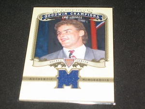 ERIC LINDROS LEGEND GENUINE CERTIFIED AUTHENTIC GAME USED HOCKEY JERSEY CARD - Picture 1 of 2