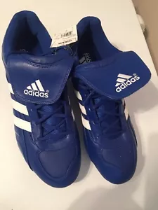 Scarpe da baseball Adidas uomo Excelsior 5 basse blu/bianco taglia 16 - Foto 1 di 3