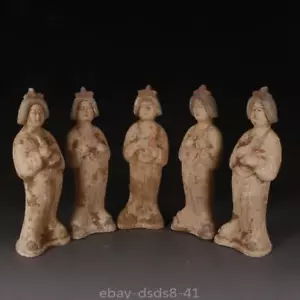 Han and Tang Dynasty Female Figures, Pottery Figurines and Old Objects “立部伎仕女” - Picture 1 of 11