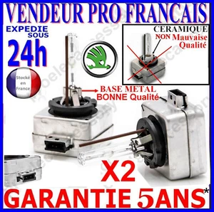 AMPOULES D3S XENON LAMPE 35W HID FEU PHARE 4300K 5000K 6000K 8000K POUR SKODA - Picture 1 of 3