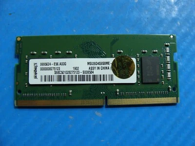 Lenovo E590 Kingston 8GB Memory RAM SO-DIMM 9995624-E56.A00G MSI26D4S9S8ME-8 - Image 1 of 2