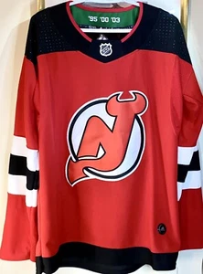 New Jersey Devils Will Butcher #8 Adidas NHL Hockey Jersey Size 46 (XL) Red - Picture 1 of 10