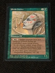 Magic the Gathering Fallen Empires Elvish Hunter (Maddocks) - Bild 1 von 2