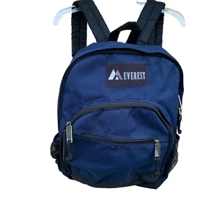Mochila Everest con Bolsillos Delanteros y Laterales, Azul Marino y Negro Escuela Senderismo - Imagen 1 de 7