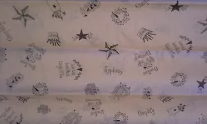 Tissue paper primitive kraft-black print Blessings Sheep 10 sheets 20"x26" NEW - Picture 1 of 3