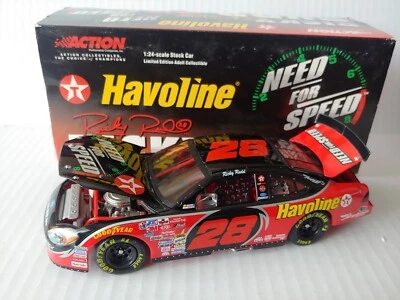 Nascar #28 Ricky Rudd Havoline Need For Speed Ford 124 Scale Diecast 2001  - Image 1 of 4