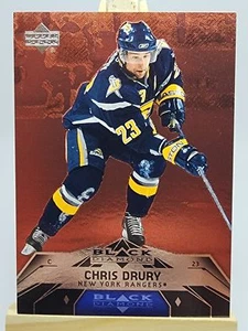 Chris Drury 2007-08 Upper Deck Black Diamond Ruby #113 /100 New York Rangers - Picture 1 of 2