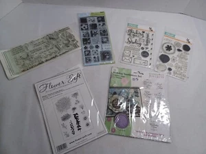  Stamp LOT of 6 Packs New Unmounted Stamps. 2 Rubber Packs, 4 Clear - Picture 1 of 22