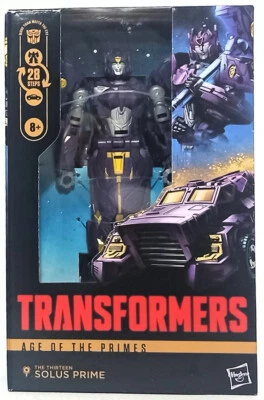 HASBRO 2025 TRANSFORMERS AGE OF THE PRIMES SOLUS PRIME DELUXE CLASS MISB SEALED - Image 1 of 4