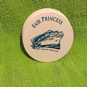 Collectable drink coaster-FAIR PRINCESS-THE TIME OF YOUR LIFE".PERFECT CONDITION - Picture 1 of 3