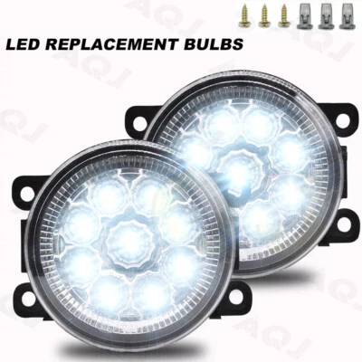 Pair Fog Light For Ford Explorer 2011-2015 Front Bumper Lamp Driving - Image 1 of 4