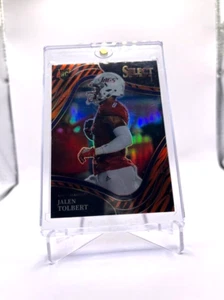 2022 Select Draft Picks Tiger Stripe Jalen Tolbert SSP Cowboys RC Case Hit - Picture 1 of 2