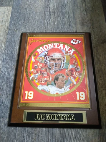 Joe Montana Kansas City Chiefs 10.5 X 13 Plaque Limited Sports Impressions 1994 Cover