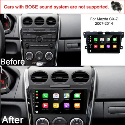 32GB Android 13 Car Stereo Radio GPS Wifi CarPlay For Mazda CX-7 CX7 2007-2014 - Image 1 of 4
