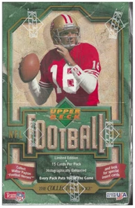 1992 Upper Deck Series 1 Football; Features Walter Payton - Factory Sealed Box - Bild 1 von 4