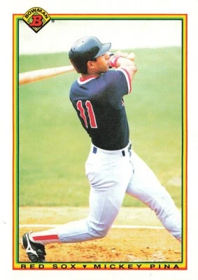 1990 Bowman #270 Mickey Pina Boston Red Sox - Image 1 of 2