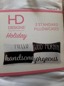 Nuevo Hola Hermoso Buenos Días Hermoso Estuche de Almohada Boda Regalo Estándar Reina - Imagen 1 de 4