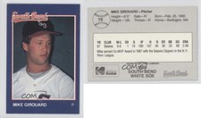 1988 Grand Slam South Bend White Sox Michael Girouard #19