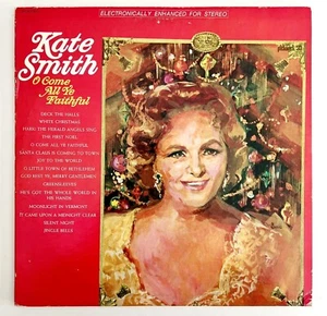 Kate Smith Come All Ye Faithful Vinyl Record 1960s 33 12" Christmas Music VRG4 - Picture 1 of 1