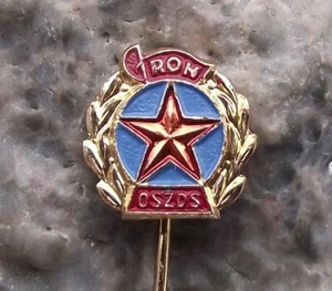 Vintage Czech Trade Union Association for the Elderley OAP Pin Badge - Picture 1 of 2