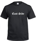 East Side Thug  T-Shirt Black White Gangster Old English Original Tee Shirt