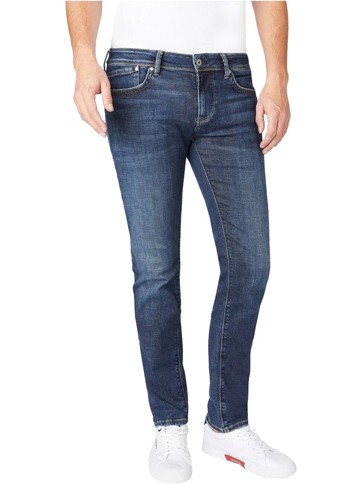 Pepe Jeans Vaqueros Hombre HATCH - Slim Fit - Azul - Rinse Powerflex W28-W40 - Imagen 1 de 1