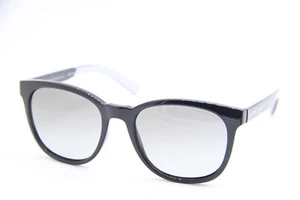 ARMANI EXCHANGE AX 4050S 818611 BLACK GRADIENT CLEAR AUTHENTIC SUNGLASSES 54-19 - Picture 1 of 5