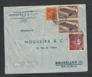 PORTUGAL, 1953, FINE COMMERCIAL COVER TO BELGIUM, SEE!! - Picture 1 of 1