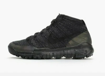 Nike Women’s Flyknit TRNR Chukka FSB Sneakerboots Black 805093 001 Water Repel - Image 1 of 4